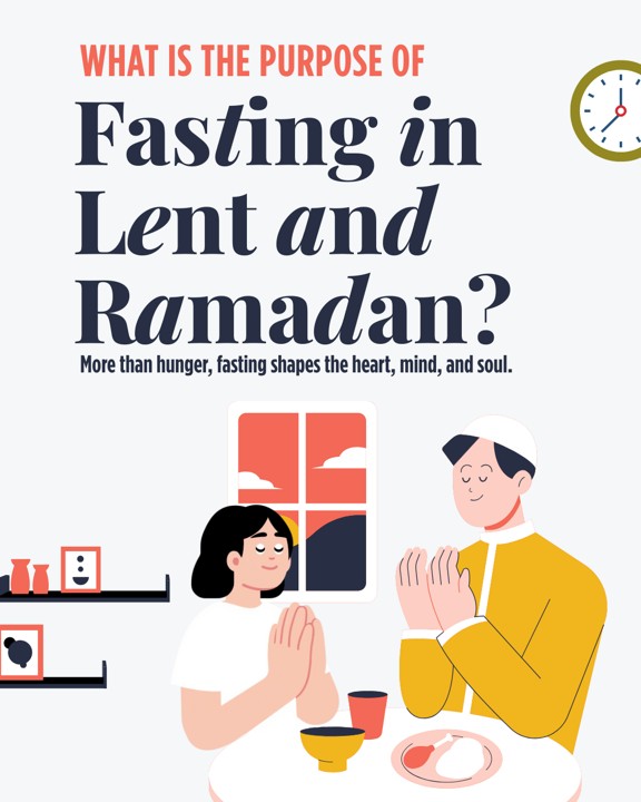 description of the purpose of fasting in Lent and ramadan
